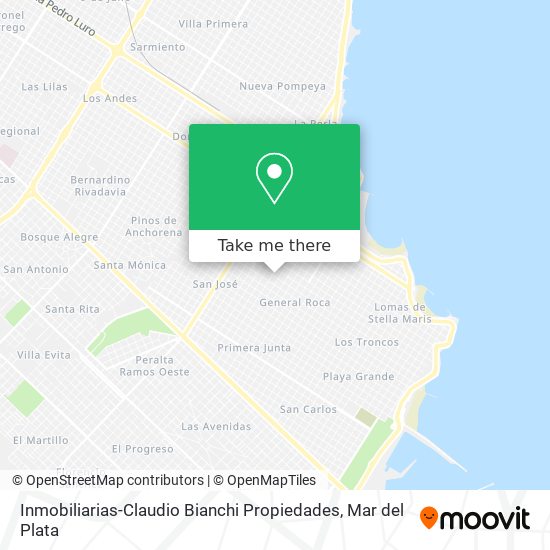 Mapa de Inmobiliarias-Claudio Bianchi Propiedades
