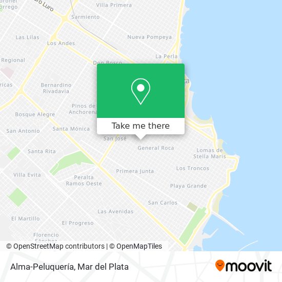 Alma-Peluquería map