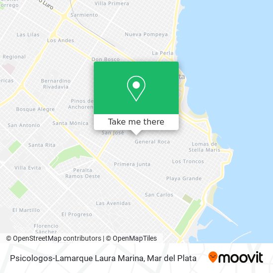 Psicologos-Lamarque Laura Marina map