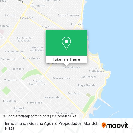 Inmobiliarias-Susana Aguirre Propiedades map