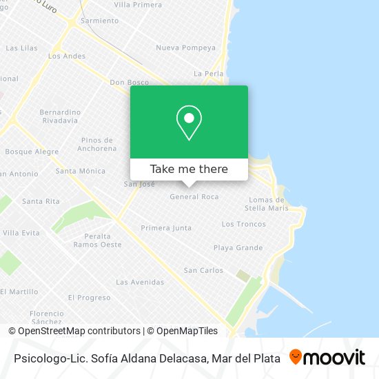 Psicologo-Lic. Sofía Aldana Delacasa map