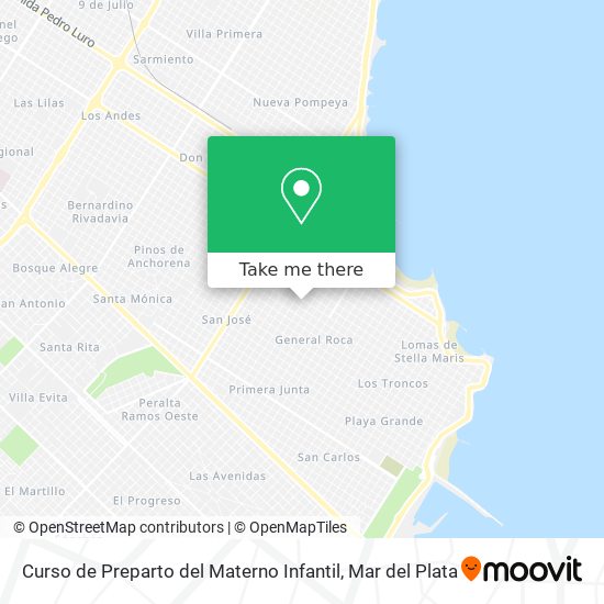 Mapa de Curso de Preparto del Materno Infantil