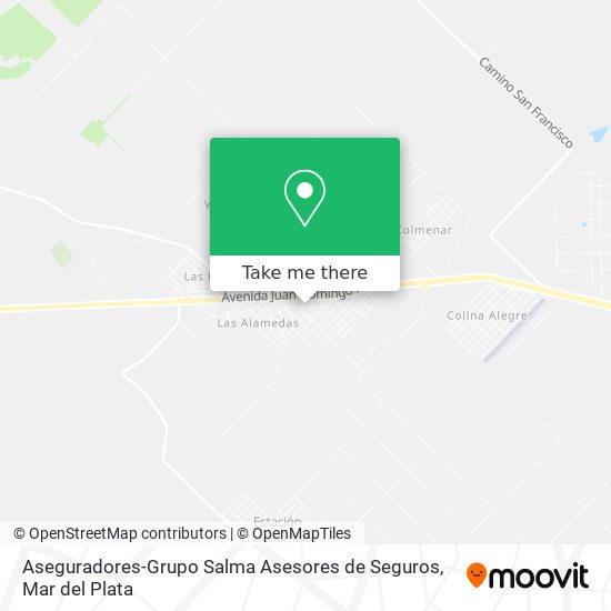 Aseguradores-Grupo Salma Asesores de Seguros map