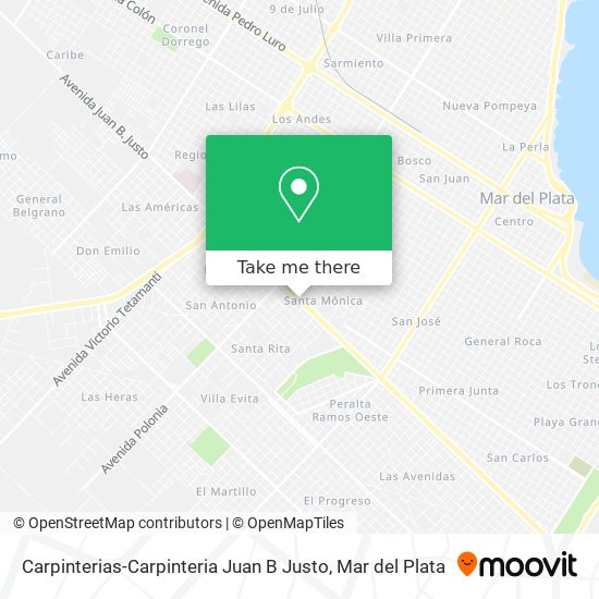 Carpinterias-Carpinteria Juan B Justo map