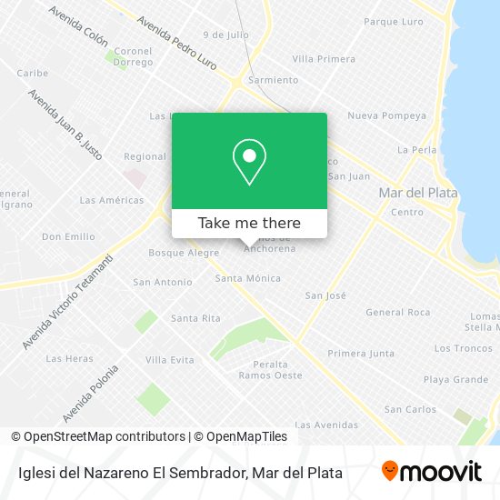 Iglesi del Nazareno El Sembrador map