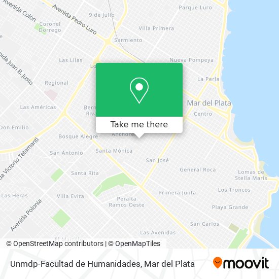 Mapa de Unmdp-Facultad de Humanidades