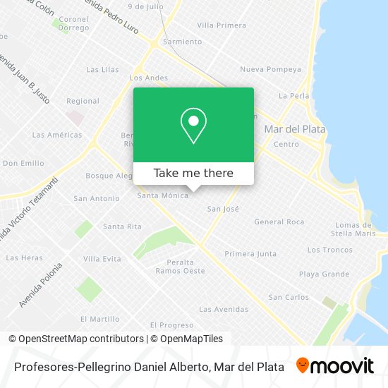 Profesores-Pellegrino Daniel Alberto map