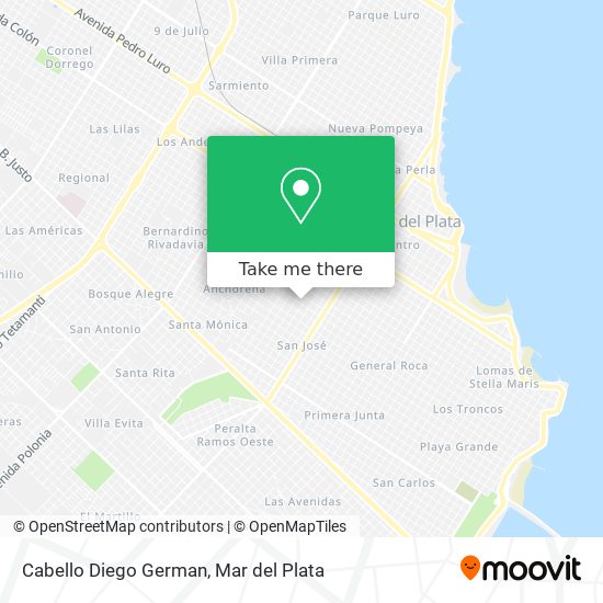 Cabello Diego German map