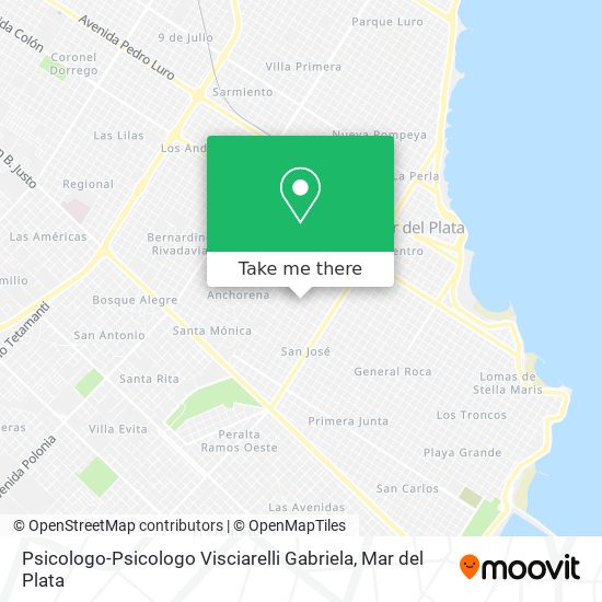 Psicologo-Psicologo Visciarelli Gabriela map