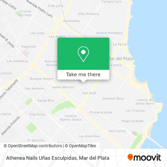Athenea Nails Uñas Esculpidas map