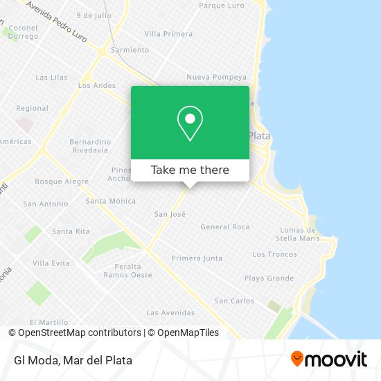 Mapa de Gl Moda