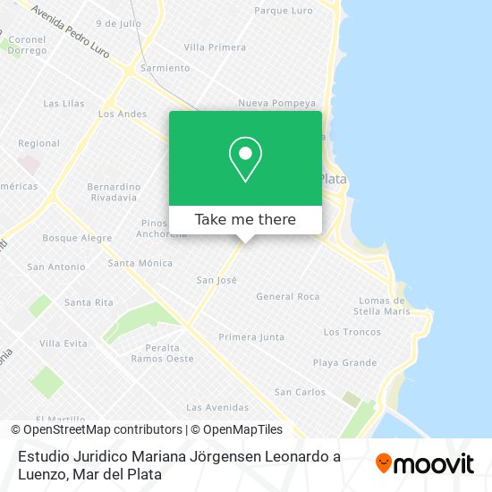 Mapa de Estudio Juridico Mariana Jörgensen Leonardo a Luenzo
