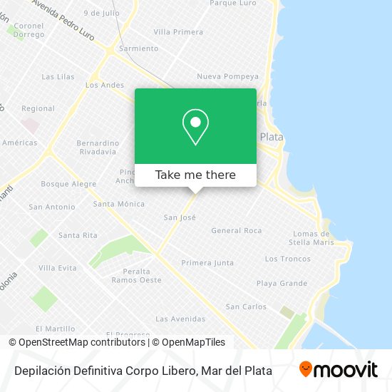 Depilación Definitiva Corpo Libero map