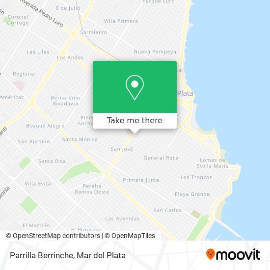 Mapa de Parrilla Berrinche