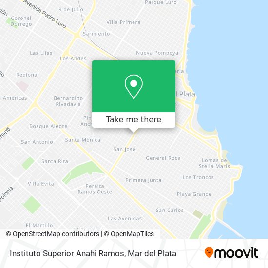 Mapa de Instituto Superior Anahi Ramos