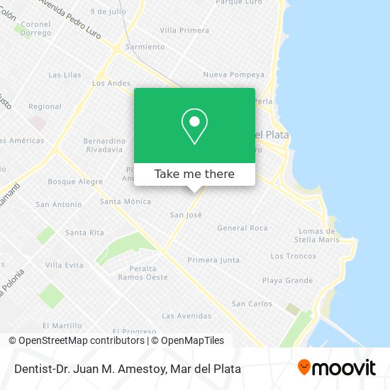 Mapa de Dentist-Dr. Juan M. Amestoy