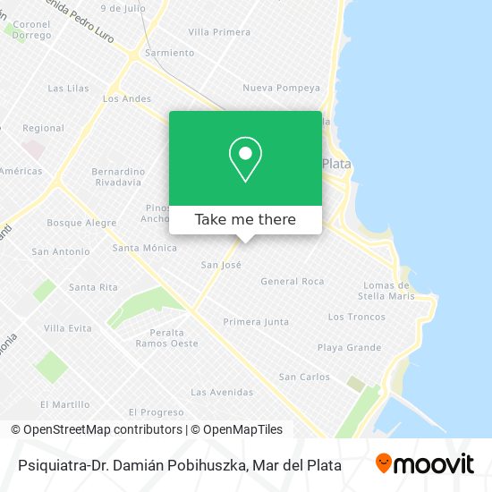Mapa de Psiquiatra-Dr. Damián Pobihuszka