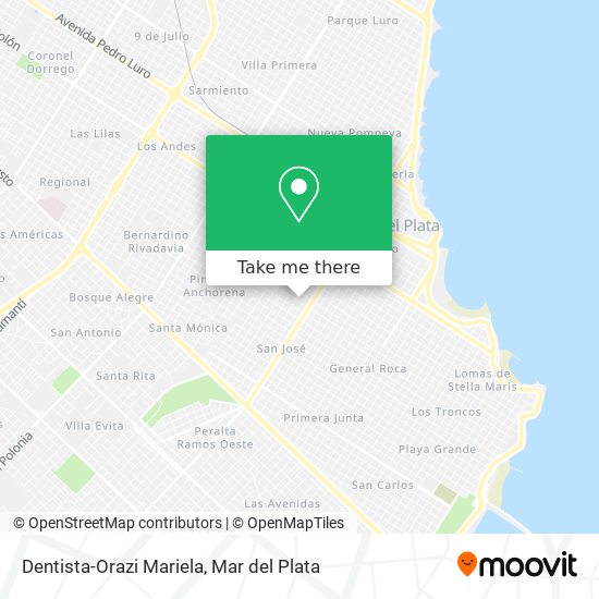 Dentista-Orazi Mariela map