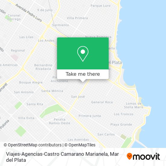 Viajes-Agencias-Castro Camarano Marianela map