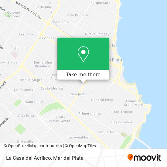 La Casa del Acrílico map