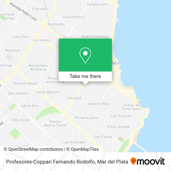 Profesores-Coppari Fernando Rodolfo map