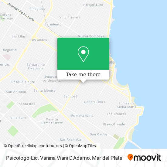 Mapa de Psicologo-Lic. Vanina Viani D'Adamo