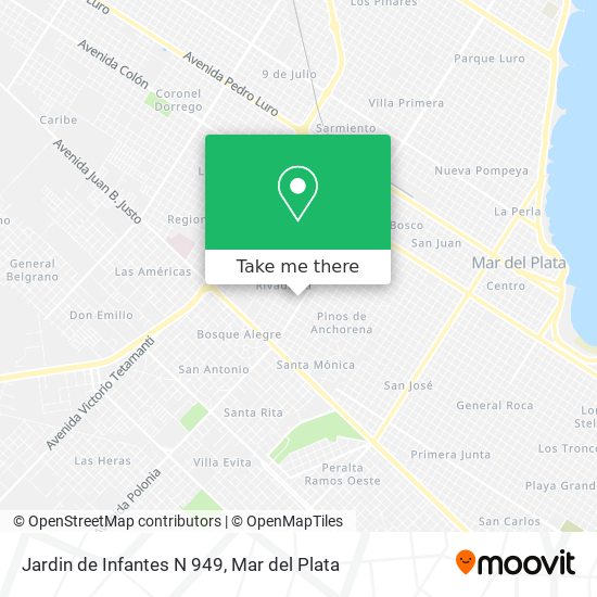 Jardin de Infantes N 949 map