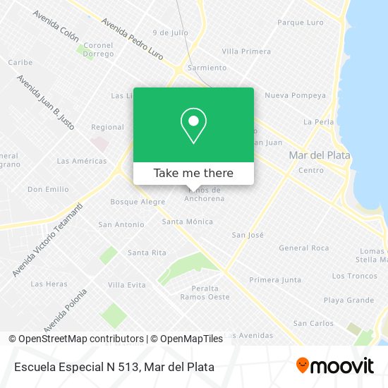 Escuela Especial N 513 map