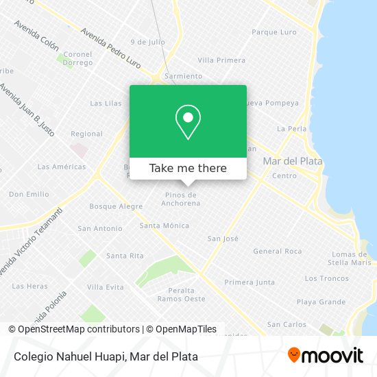 Mapa de Colegio Nahuel Huapi