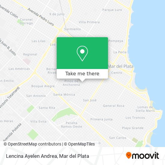 Lencina Ayelen Andrea map
