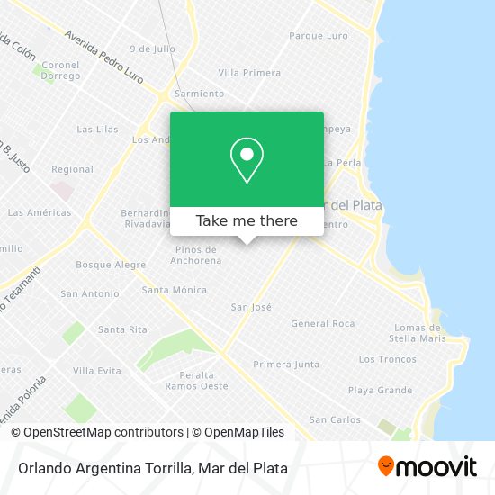 Mapa de Orlando Argentina Torrilla
