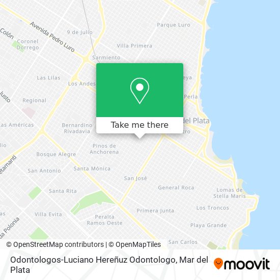Odontologos-Luciano Hereñuz Odontologo map