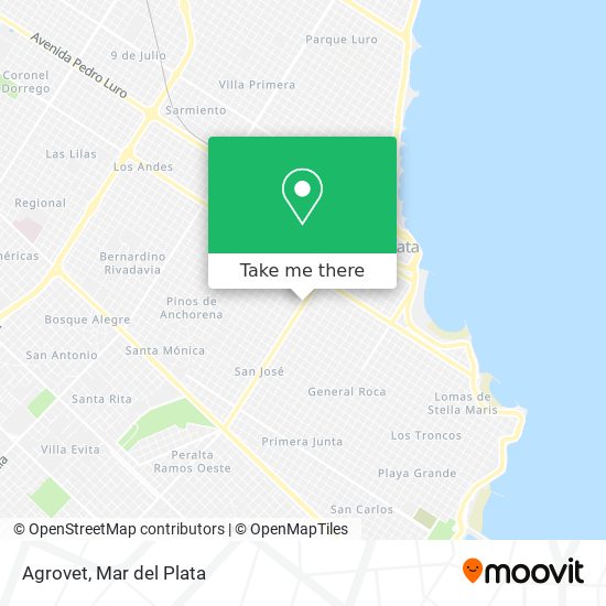 Mapa de Agrovet