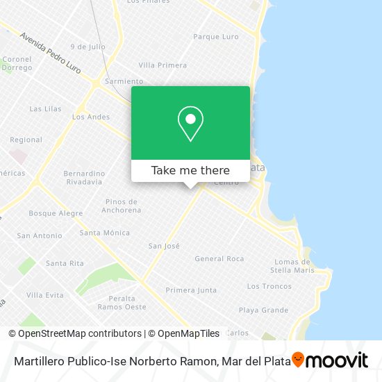 Martillero Publico-Ise Norberto Ramon map