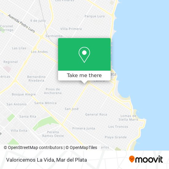 Valoricemos La Vida map