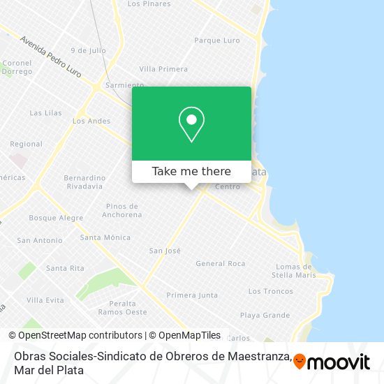 Mapa de Obras Sociales-Sindicato de Obreros de Maestranza