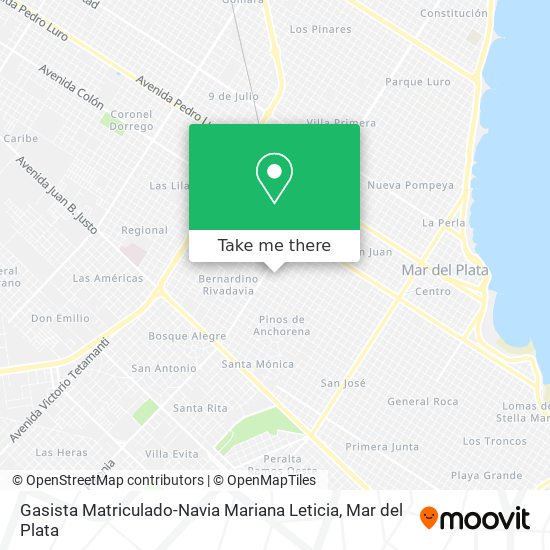 Gasista Matriculado-Navia Mariana Leticia map