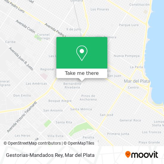 Mapa de Gestorias-Mandados Rey