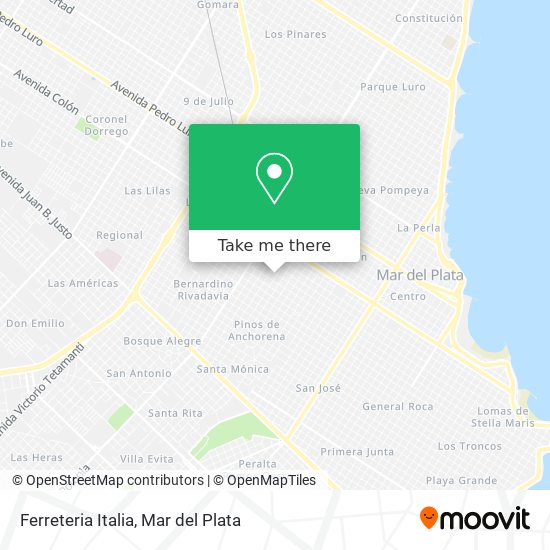 Mapa de Ferreteria Italia