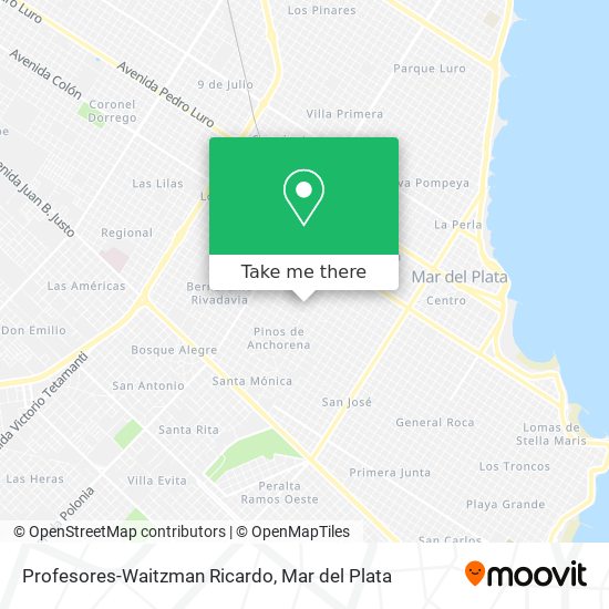 Profesores-Waitzman Ricardo map