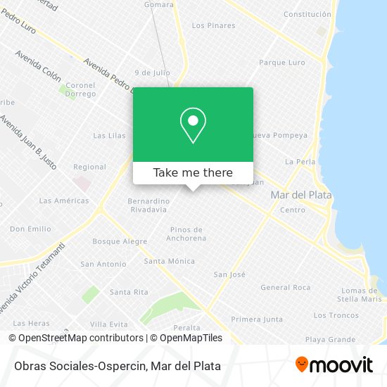 Obras Sociales-Ospercin map