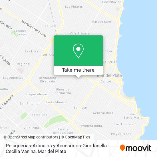 Peluquerias-Articulos y Accesorios-Giurdanella Cecilia Vanina map