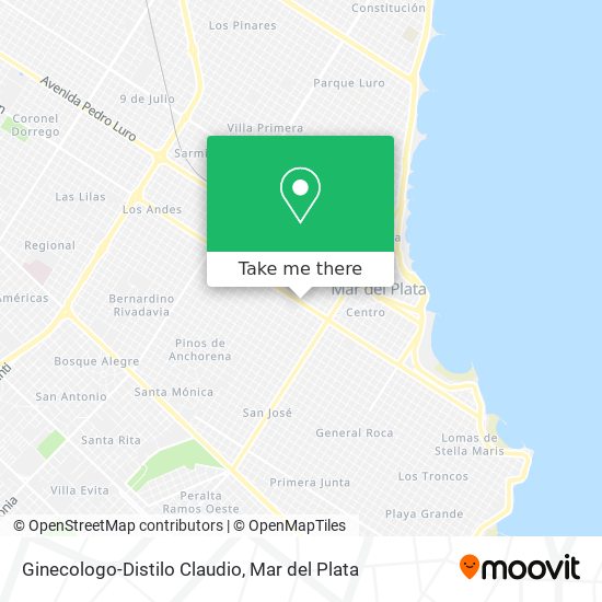 Ginecologo-Distilo Claudio map