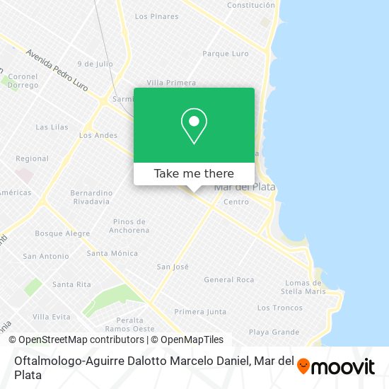 Mapa de Oftalmologo-Aguirre Dalotto Marcelo Daniel