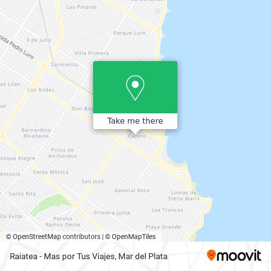 Mapa de Raiatea - Mas por Tus Viajes