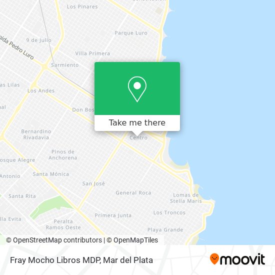 Fray Mocho Libros MDP map