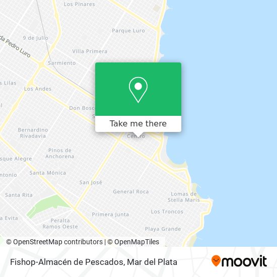 Fishop-Almacén de Pescados map
