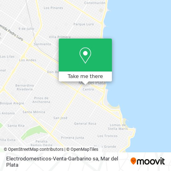 Electrodomesticos-Venta-Garbarino sa map