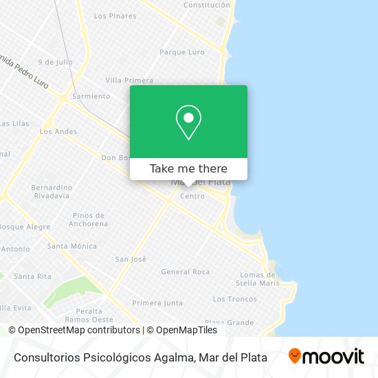Consultorios Psicológicos Agalma map