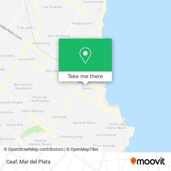 Mapa de Ceaf